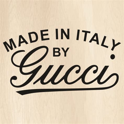 gucci made in italy mark|evolution of gucci logo.